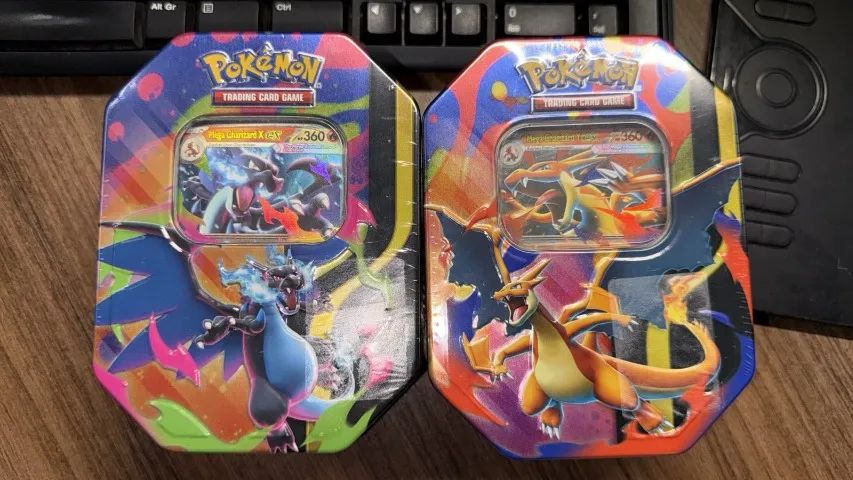 Latas Charizard X e Y ingles. Pokemon tcg