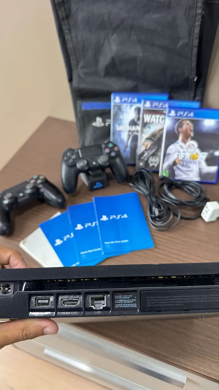PS4 SLIM 500GB | +3 JOGOS - Foto 3