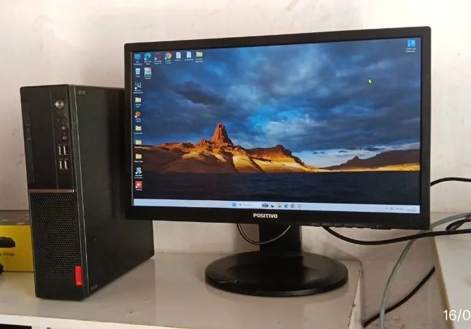 Pc Completo Core i3-7100 8gb de Ram DDR4 SSD 240gb Monitor de 19 Polegadas