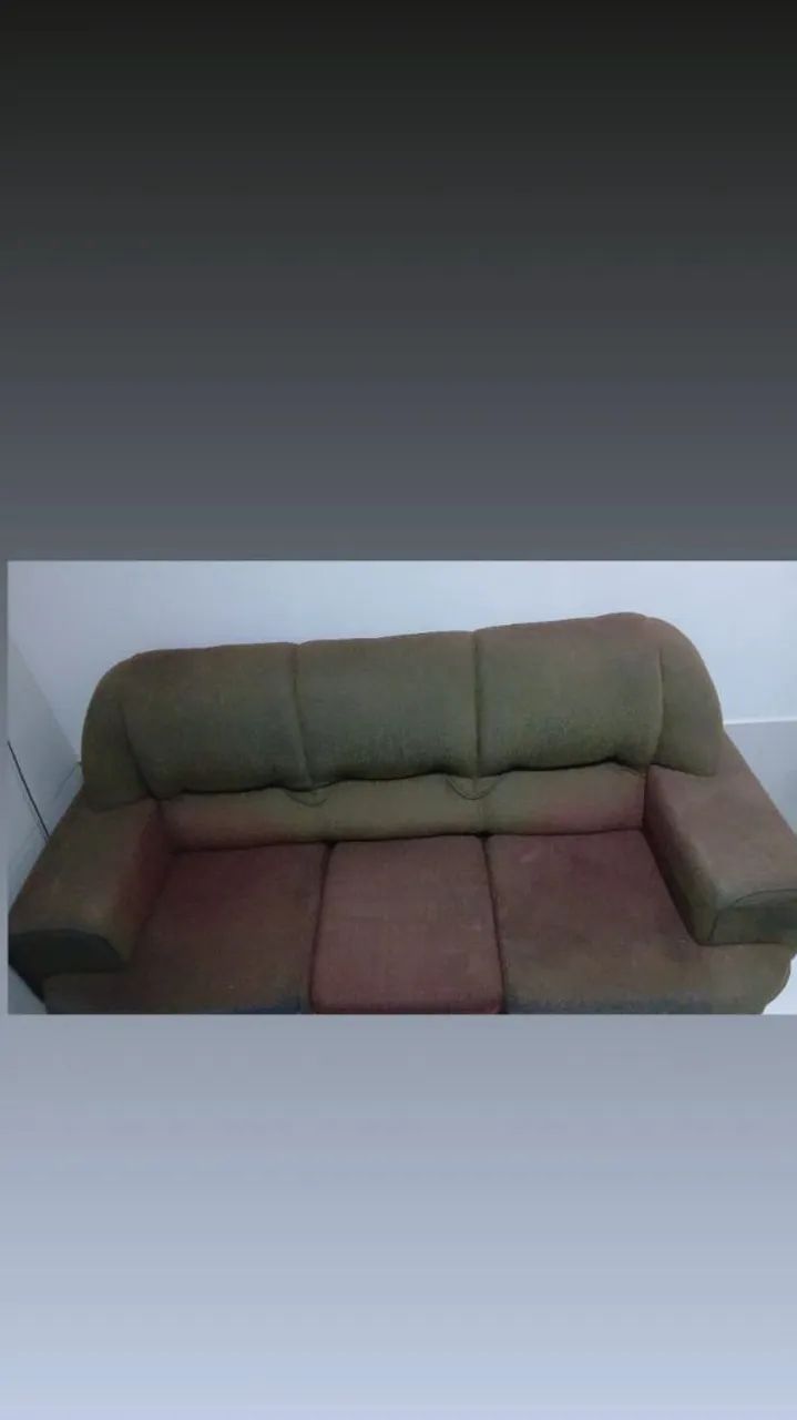 Sofá 3 lugares ( acompanha capa)