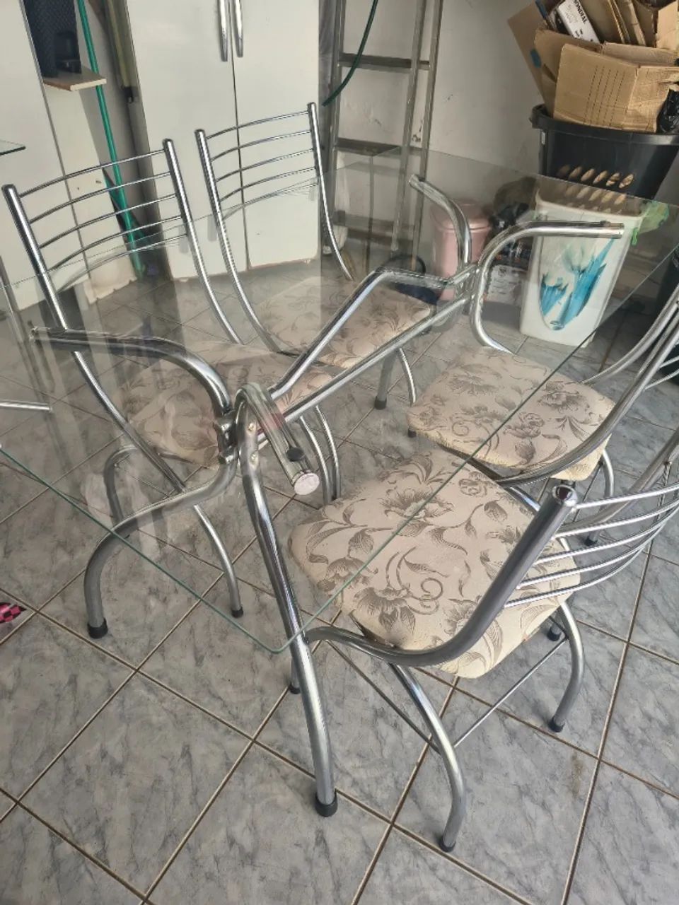 Mesa de jantar de vidro - Foto 2