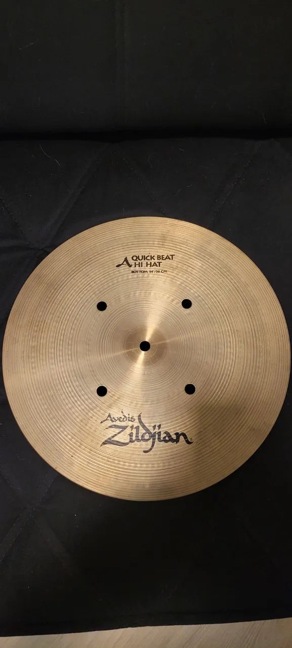 himbal Zildjian Avedis Quick Beat 14" - Seminovo - RARIDADE - Foto 3