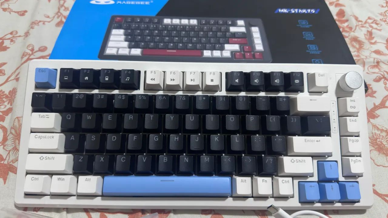 Teclado mecânico MAGEGEE MK 75  - Foto 2