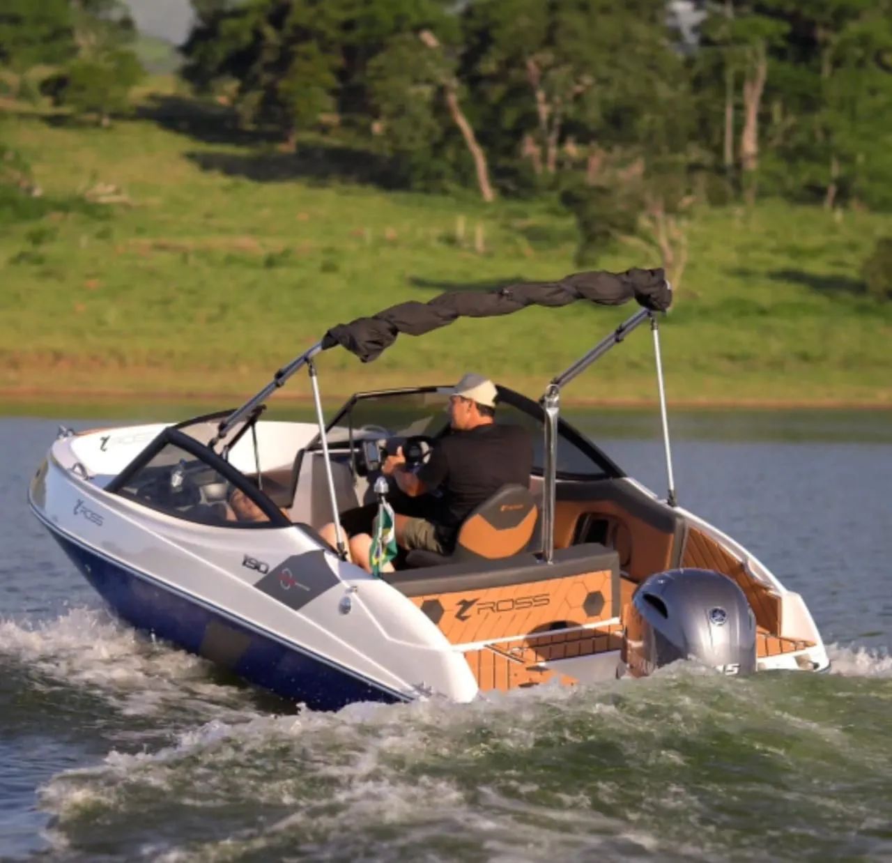  Lancha Ross Mariner 190 Pro Série  Impecável 