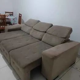 Sofá 3 Lugares reclinável - Foto 2