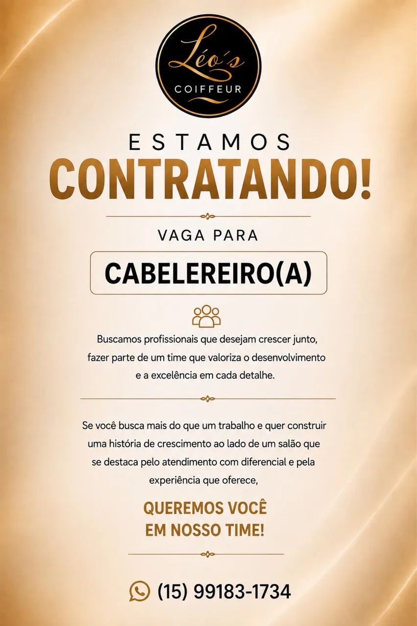 Estamos selecionando Cabelereiros 