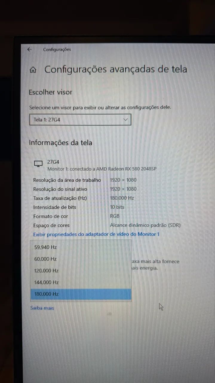 Monitor Gamer AOC G4 27? 180Hz - Foto 2