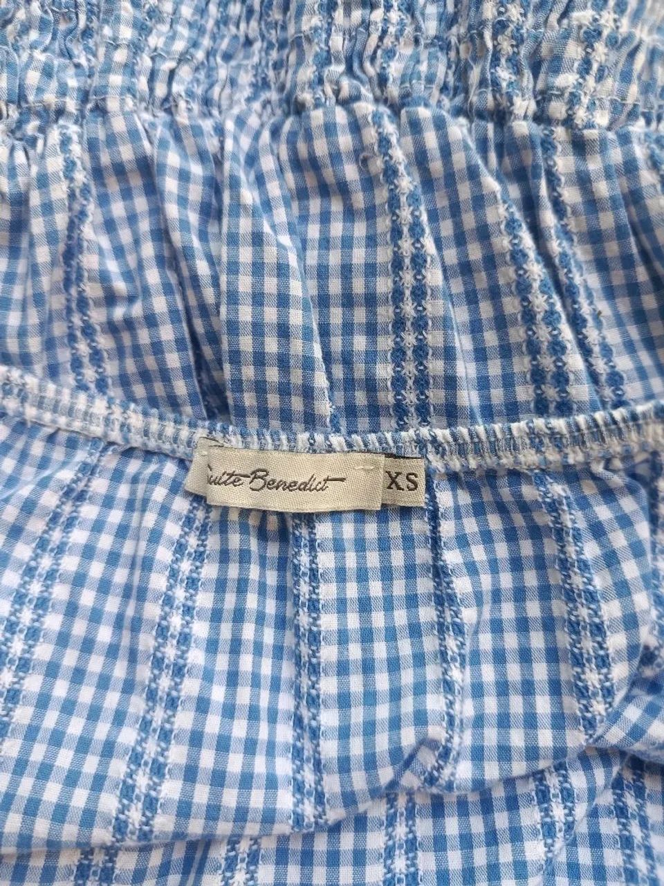 Blusa ciganinha xadrez Tam PP  - Foto 2