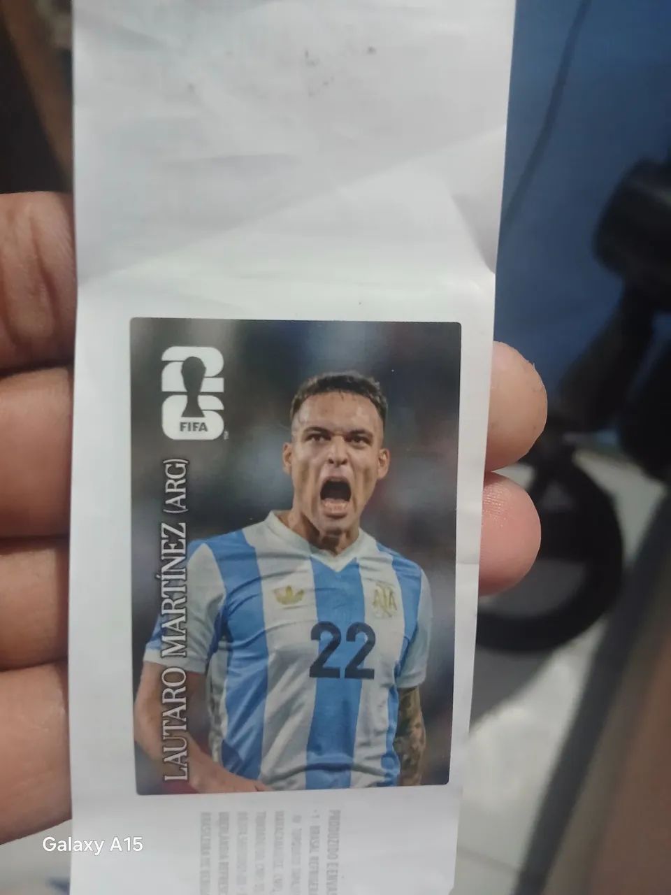 Figurinha Da Copa 2026 Lautaro Martinez. - Foto 3