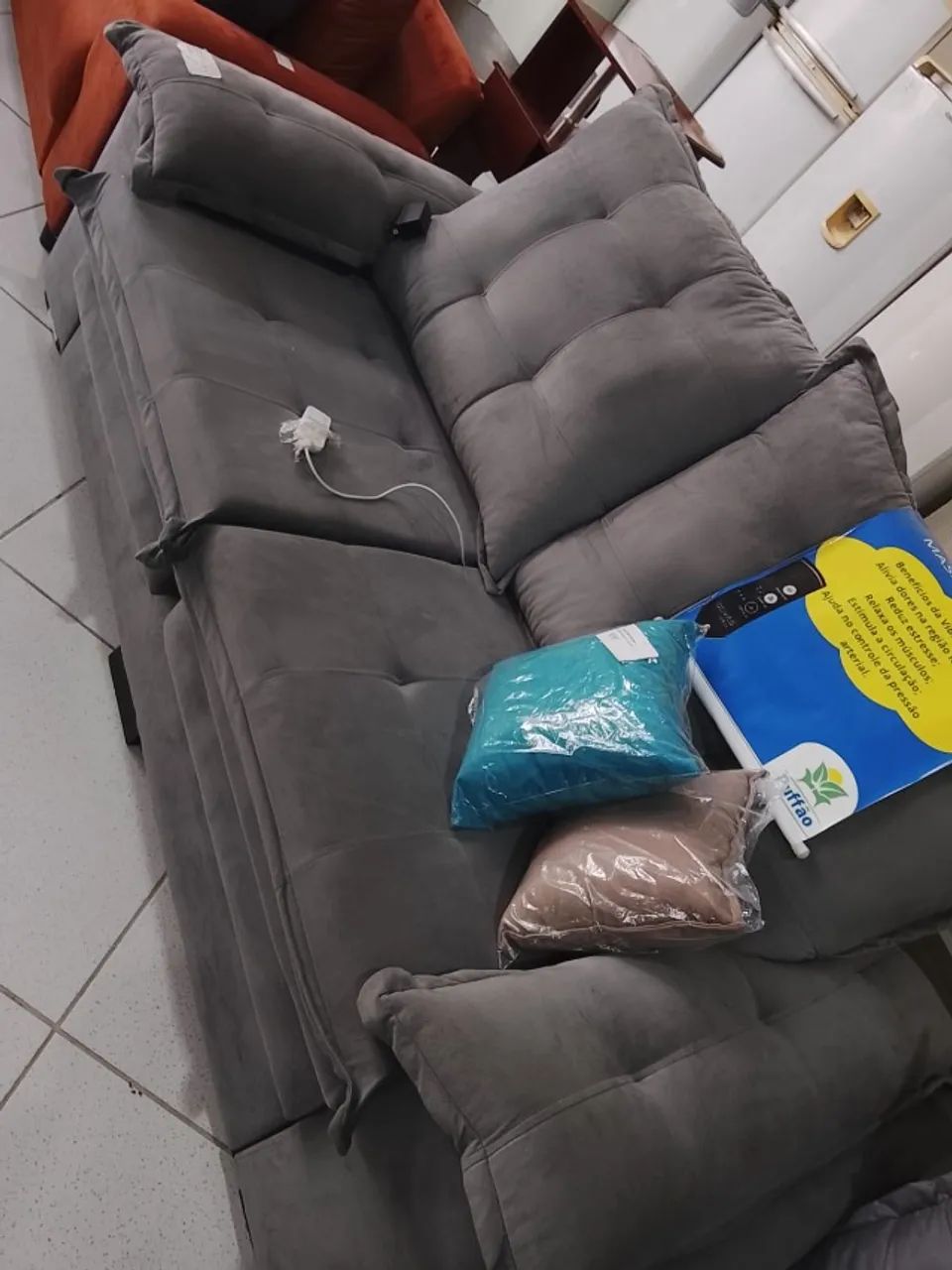 SOFÁ CATRACA MASSAGEADOR 2 LUGARES