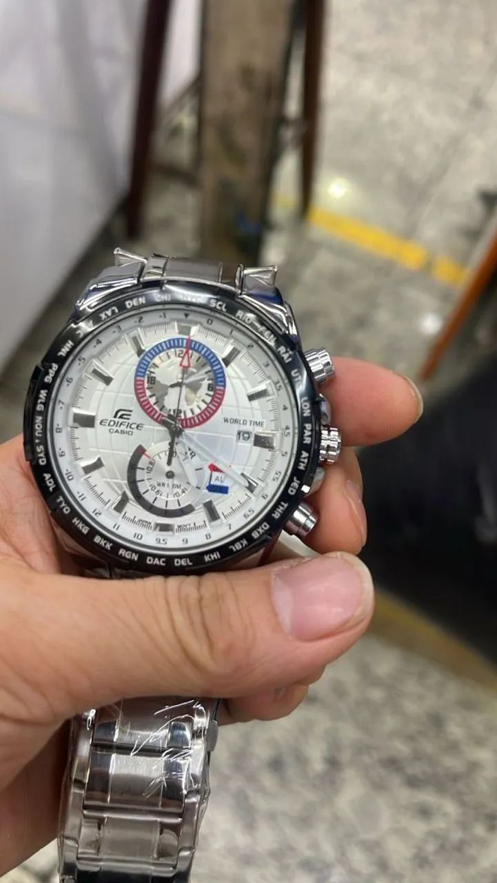 Relógio Casio edifício,1 linha, todos os ponteiros funcional  - Foto 4