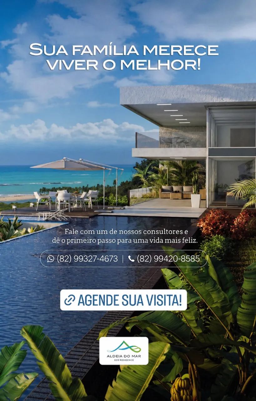*ALDEIA DO MAR | LOTE 1.275m² COM 10% DE DESCONTO - DIRETO COM A CONSTRUTORA