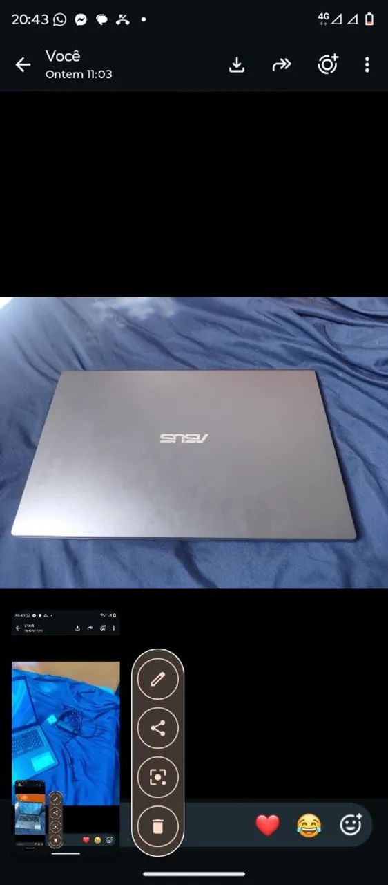Notebook Asus conservado 
