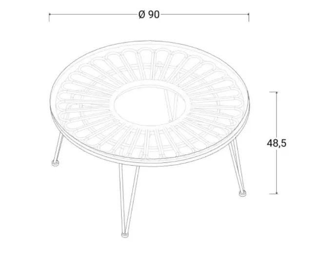 Conjunto de area externa com mesa e quadro cadeiras - Foto 3