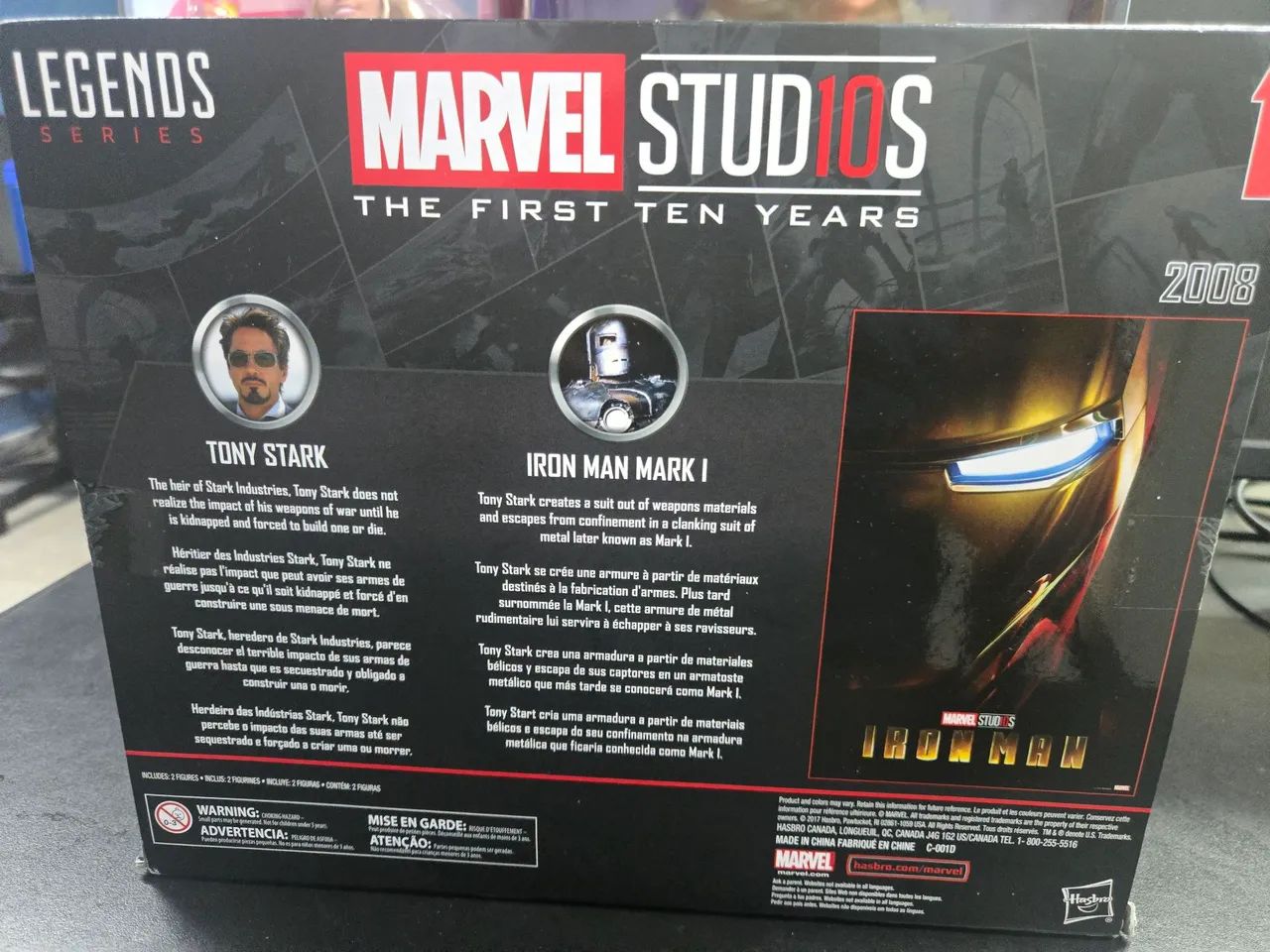 Marvel Studios Legends Series Hasbro Tony Stark & Iron Man Mark 1 - Foto 2