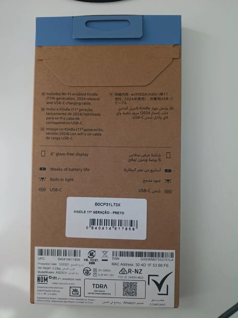 Kindle Gen 11 16GB (Novo - Lacrado) - Foto 2