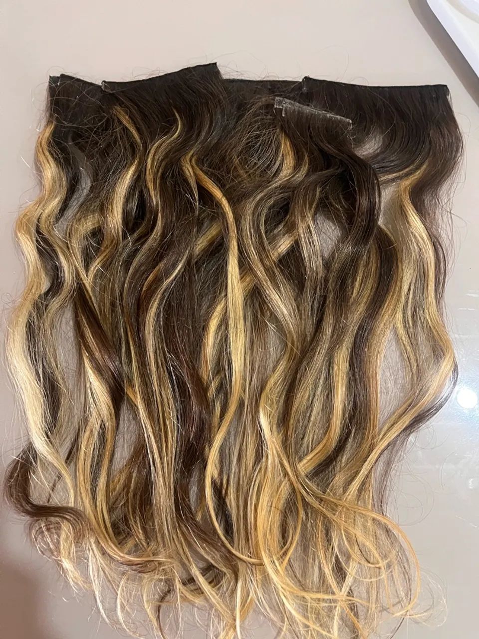 Cabelo 100% humano do sul com mechas  - Foto 2