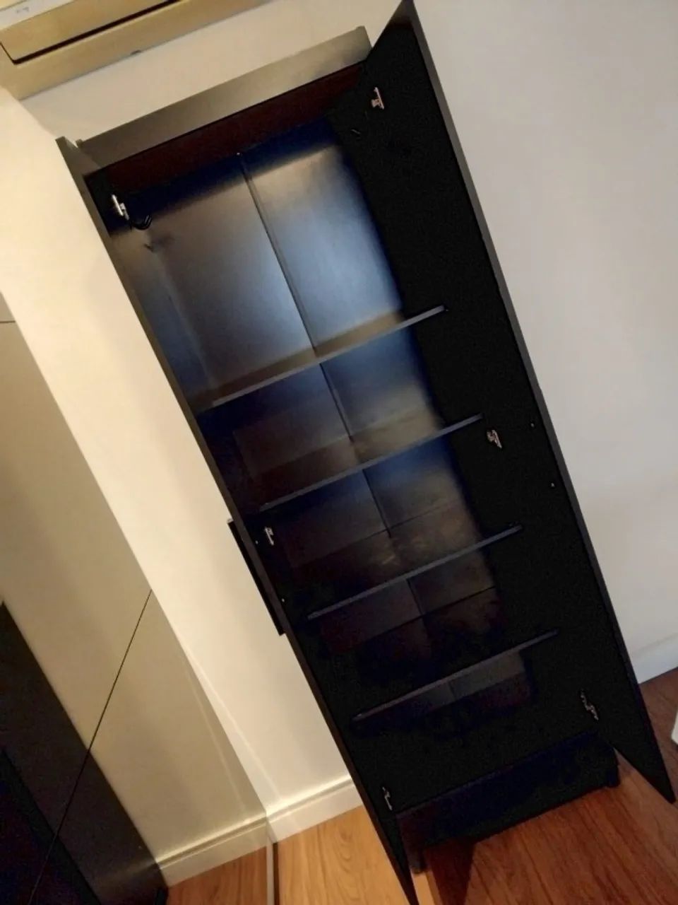 Armário preto multiuso 2 portas - Foto 3