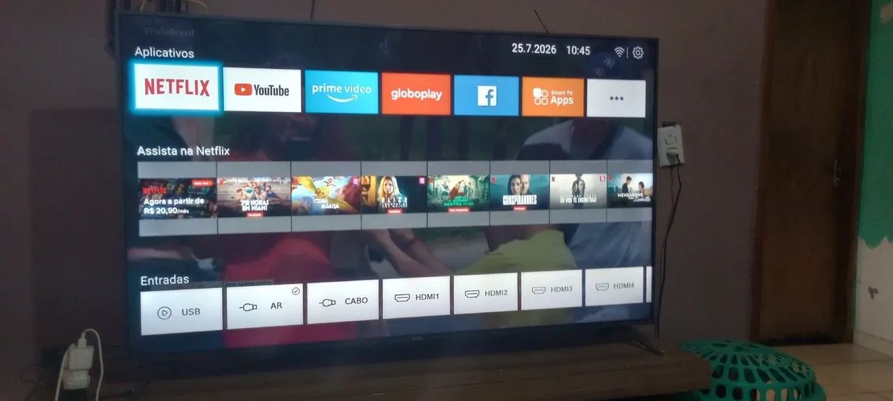 TV Philco 60 polegadas em bom estado de uso smart 4K valor 1550 - Foto 2