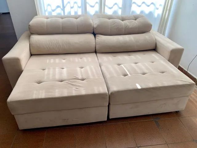 SOFÁ 4 LUGARES - RETRÁTIL E RECLINÁVEL - Foto 3
