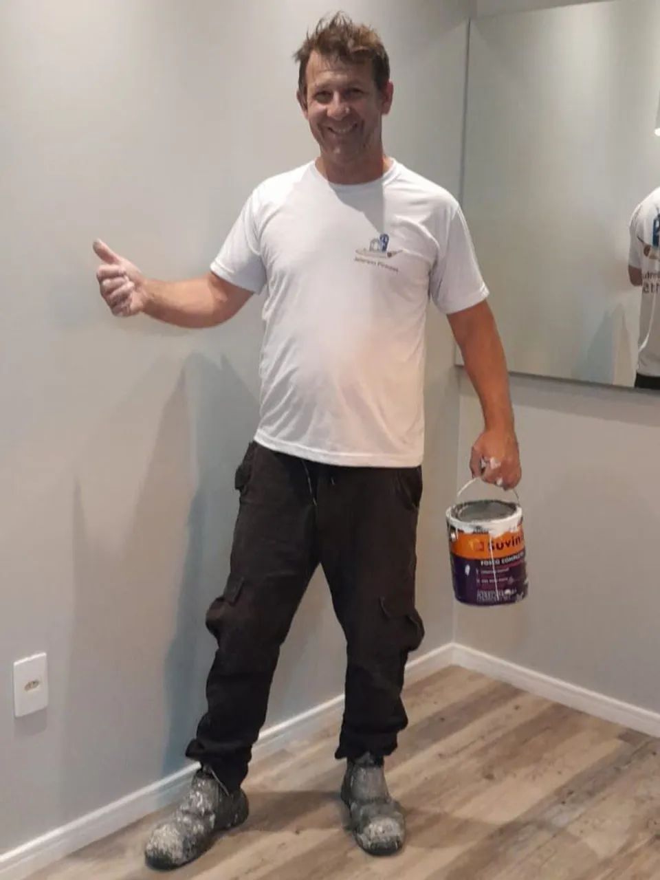 Pintor profissional entrega pra imobiliária 