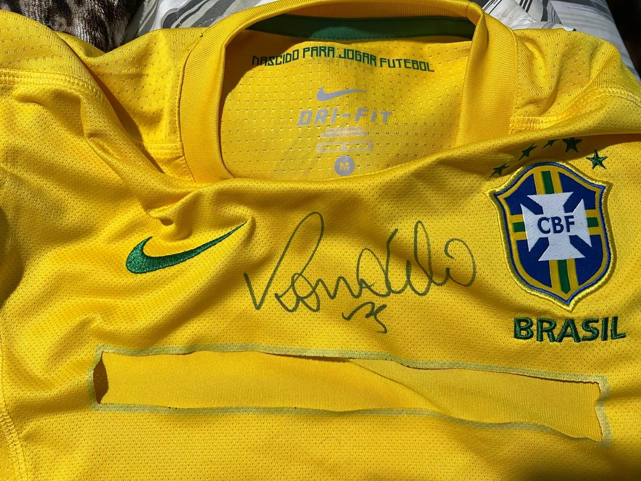 Camisa seleção Brasileira Autografada  