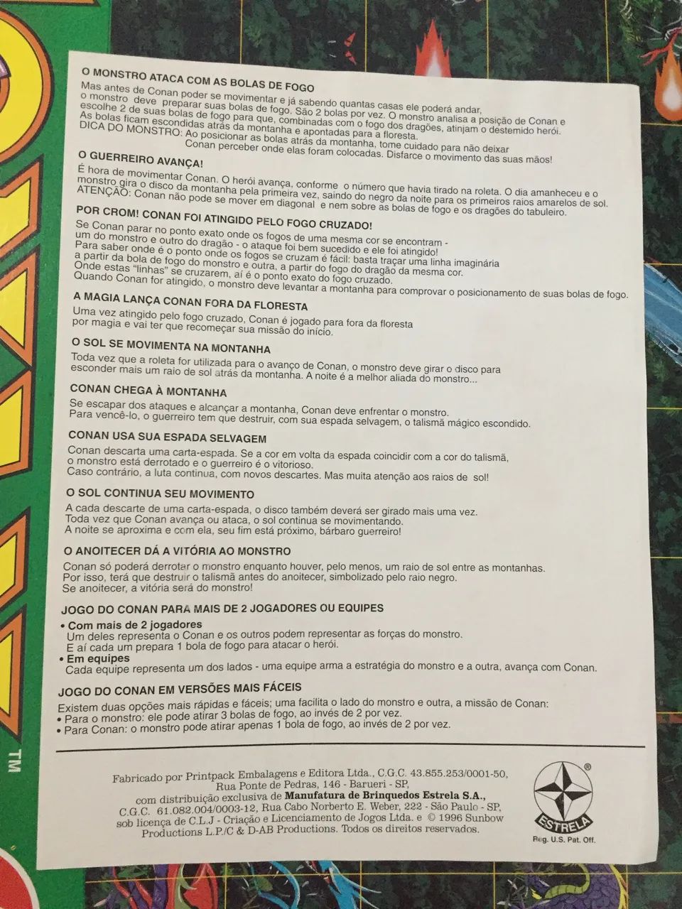 JOGO DE TABULEIRO DO CONAN - Foto 3