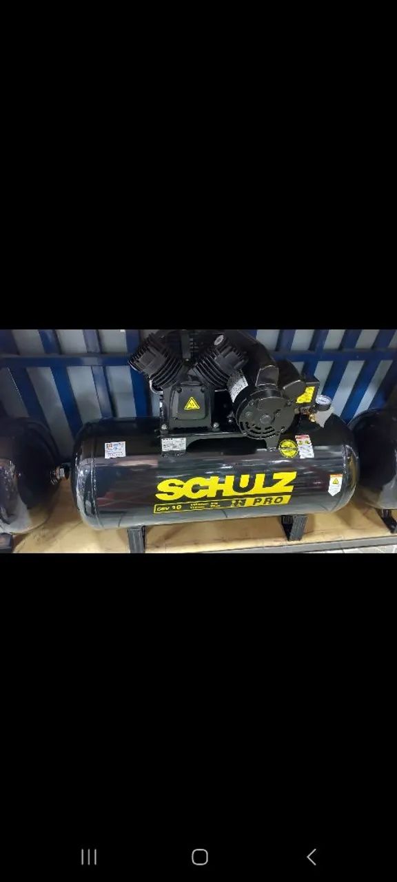 COMPRESSOR 110L 2CV MONO 127/220V 140PSI CSV10 SCHULZ - Foto 2