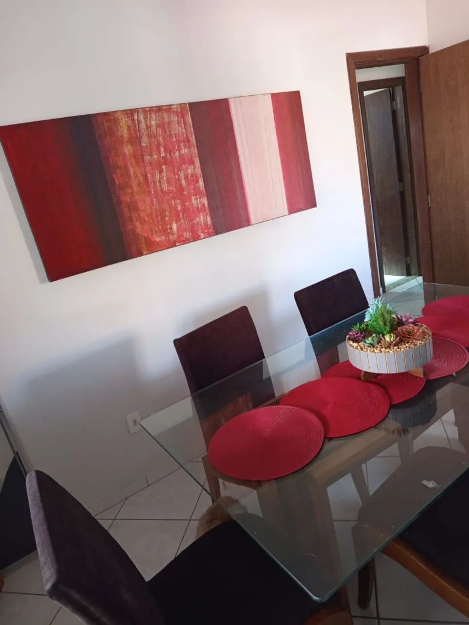 Mesa com 6 cadeira  - Foto 2