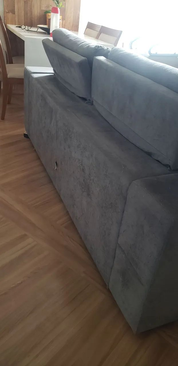 Sofá retrátil 3 lugares - Foto 2
