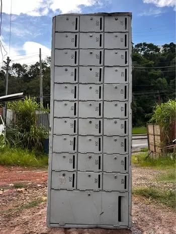 Caixa para correspondência,não tem as chaves