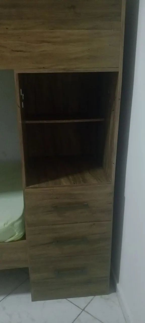 Vendo beliche com 3 gavetas e os colchões. - Foto 5