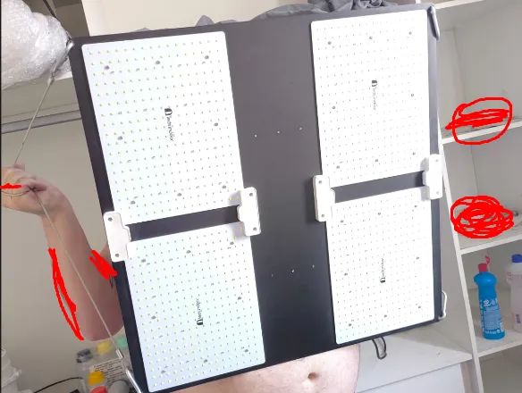 QB LM301H 480W , Led Indoor, Cultivo Indoor,  1x1x1 ideal - Foto 3