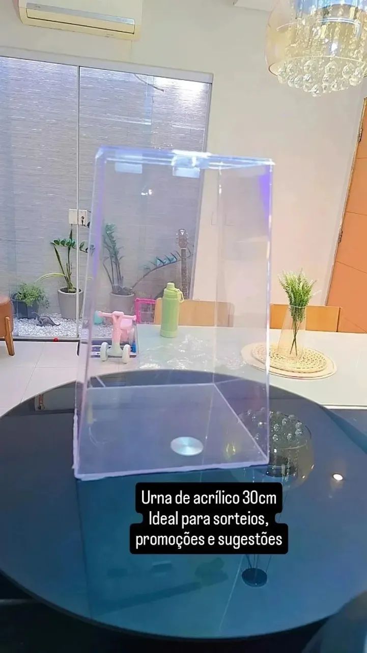 Urnas de acrílico 30cm 