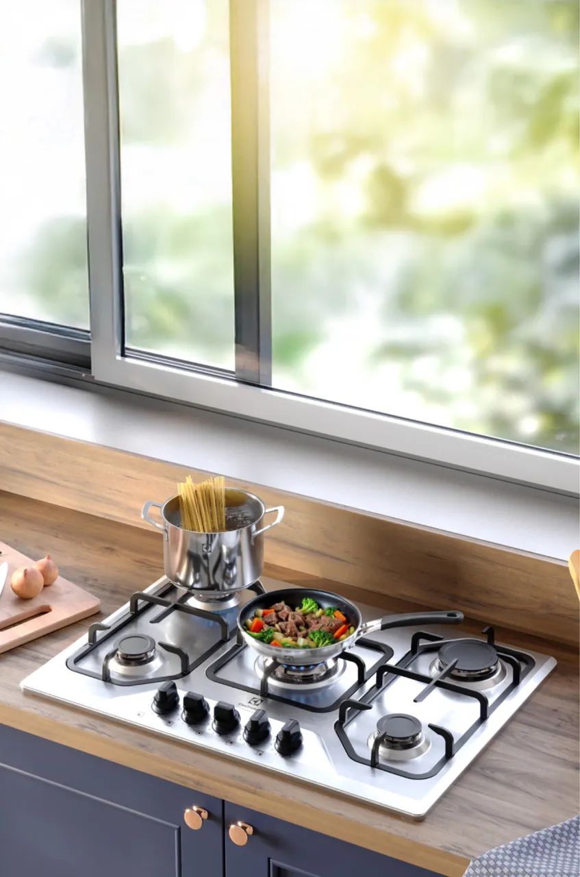 Cooktop 5 bocas Eletrolux inox - Foto 2