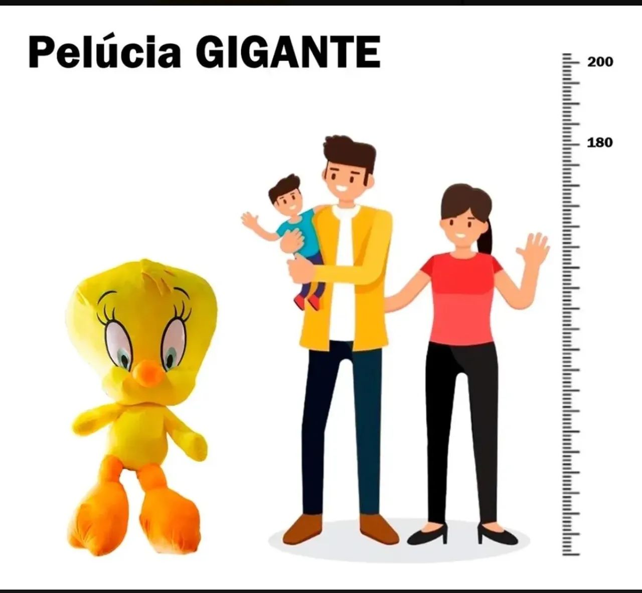 Pelúcia PIU-PIU GIGANTE  - Foto 3