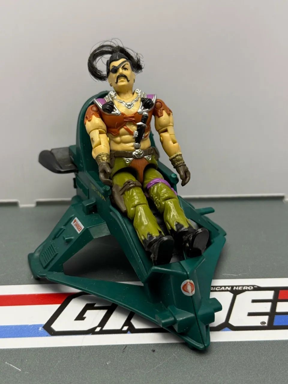 Gi Joe Zanzibar e Air Skiff - 1987 - comandos em ação - Hobbies e