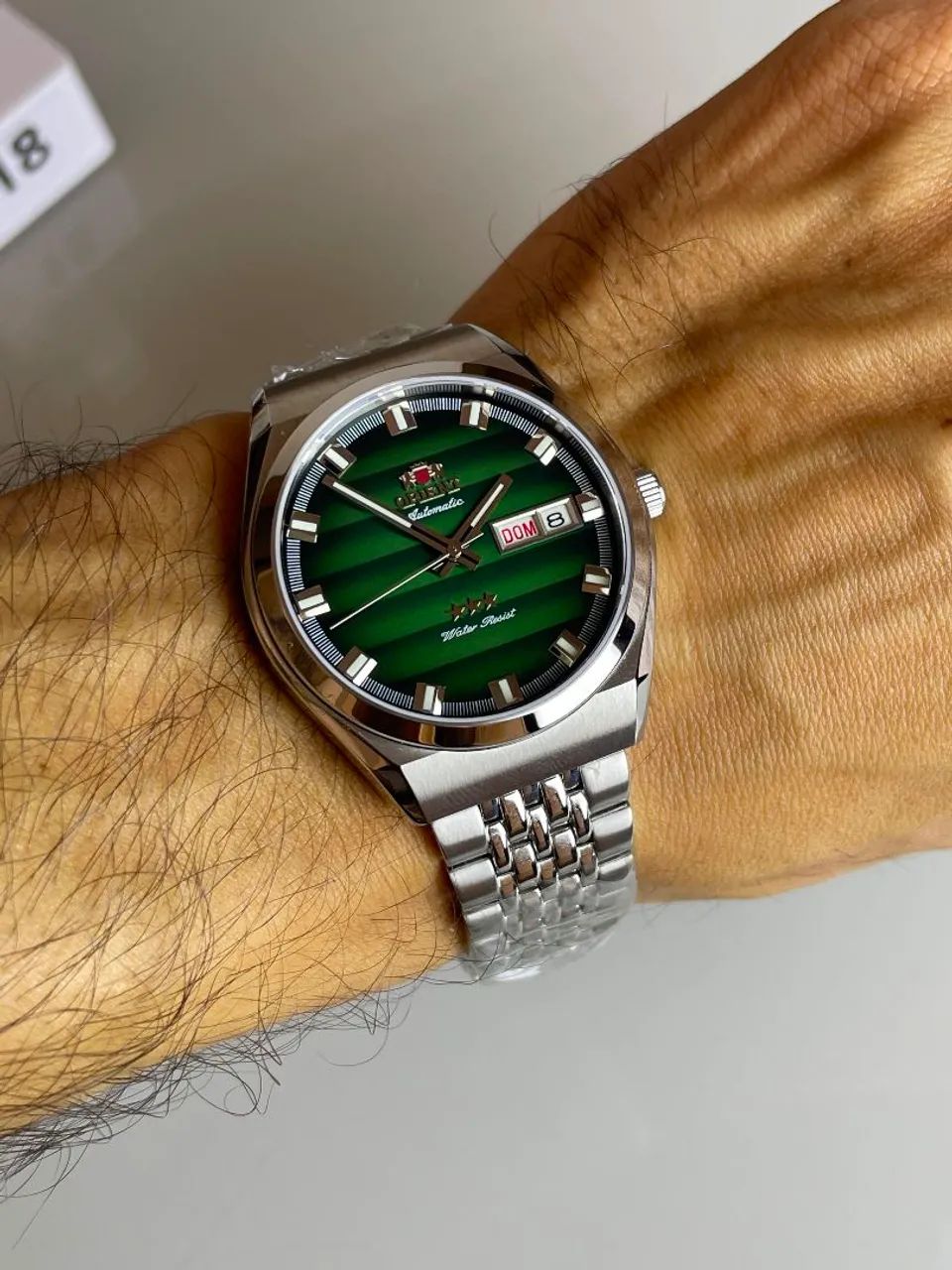 Relógio Orient 3 estrelas automático com tamanho de 39mm - Foto 4