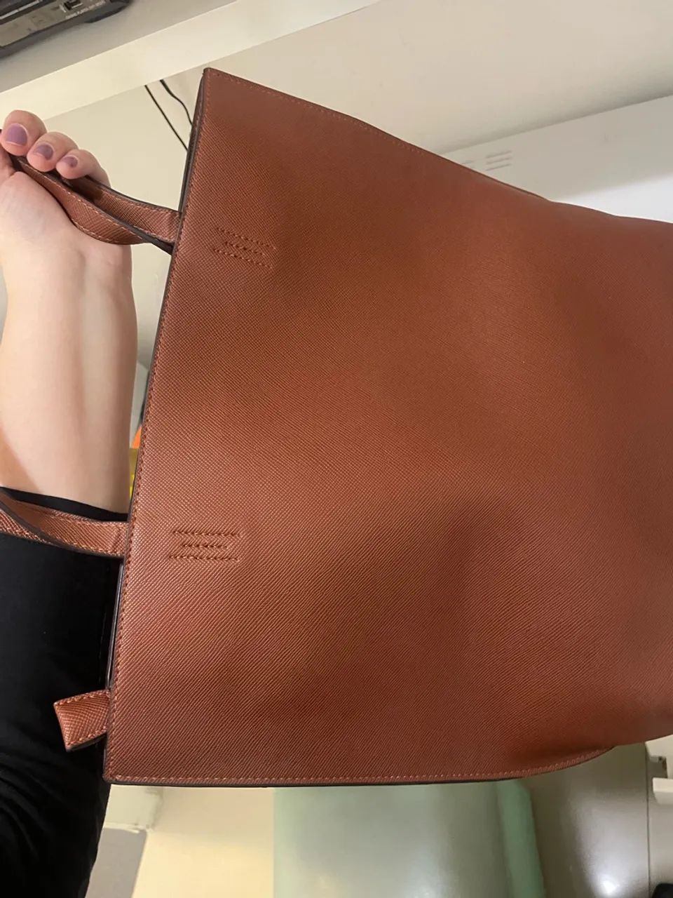 Bolsa couro - Foto 3