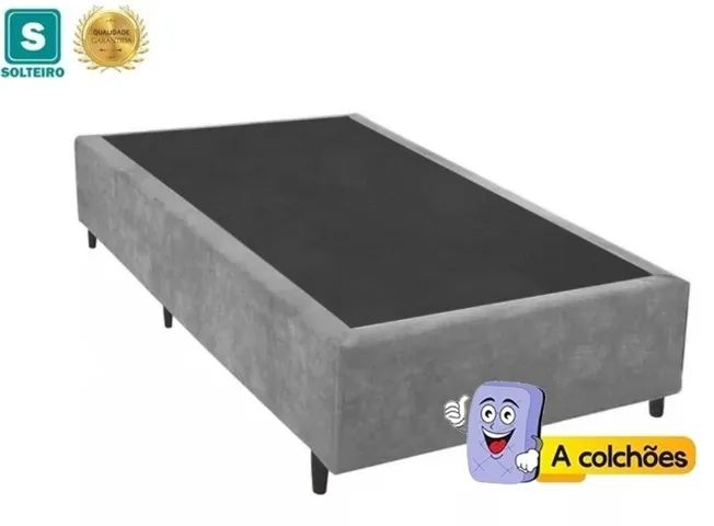Cama Base Box Solteiro 88x188x28 - Foto 5