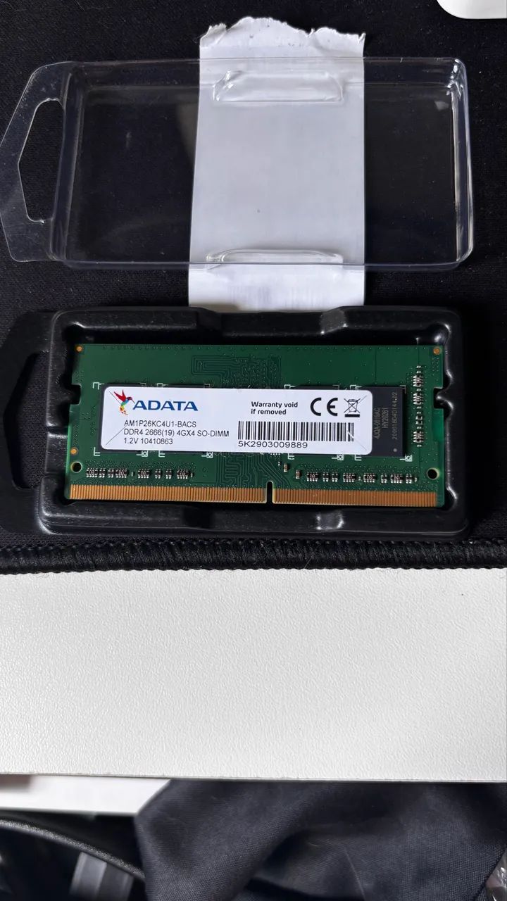 Memória Ram Adata 4gb 2666mhz SODIMM