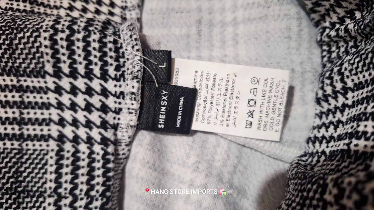 Shein S X Y Calça de Cintura Elástica - Foto 3