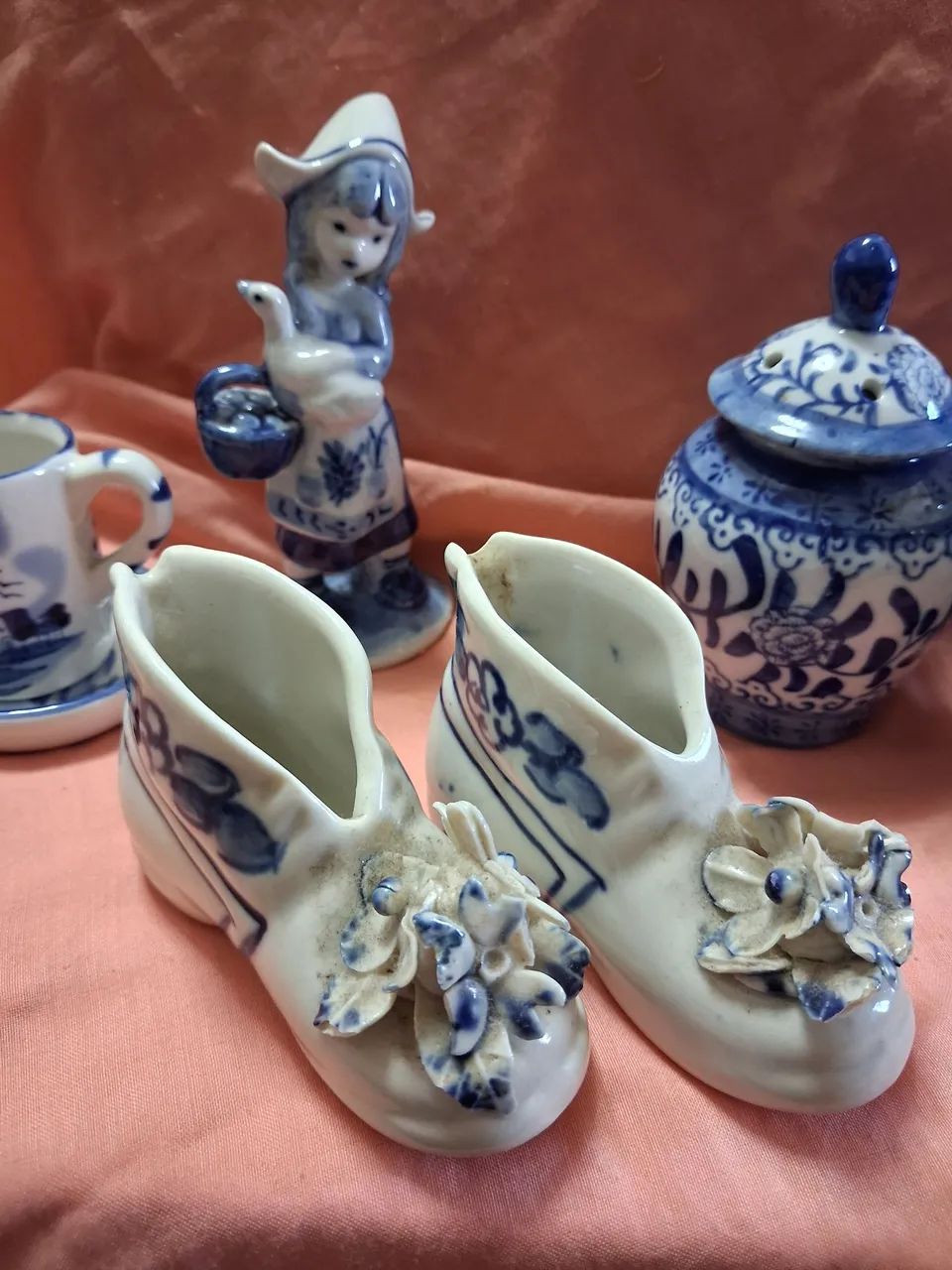 ENFEITES ANTIGOS HOLANDA  DE PORCELANA  - Foto 3