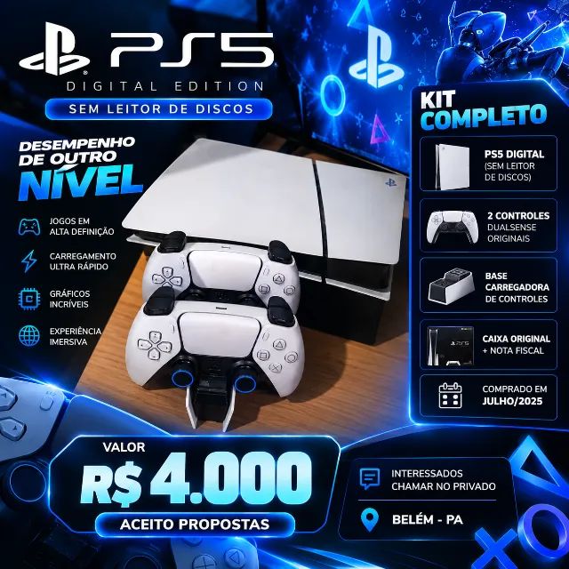 PS5 SLIM COMPLETO