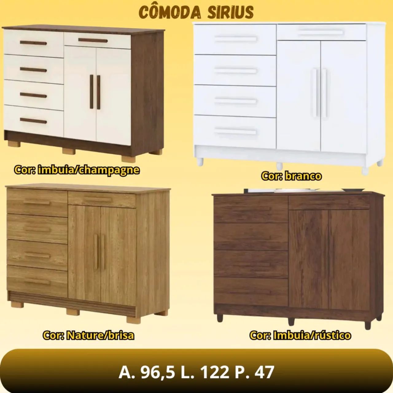 COMODA SAPATEIRA SIRIUS 