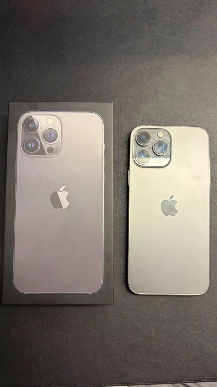 iPhone 13 Pro Max 128GB Grafite - Impecável