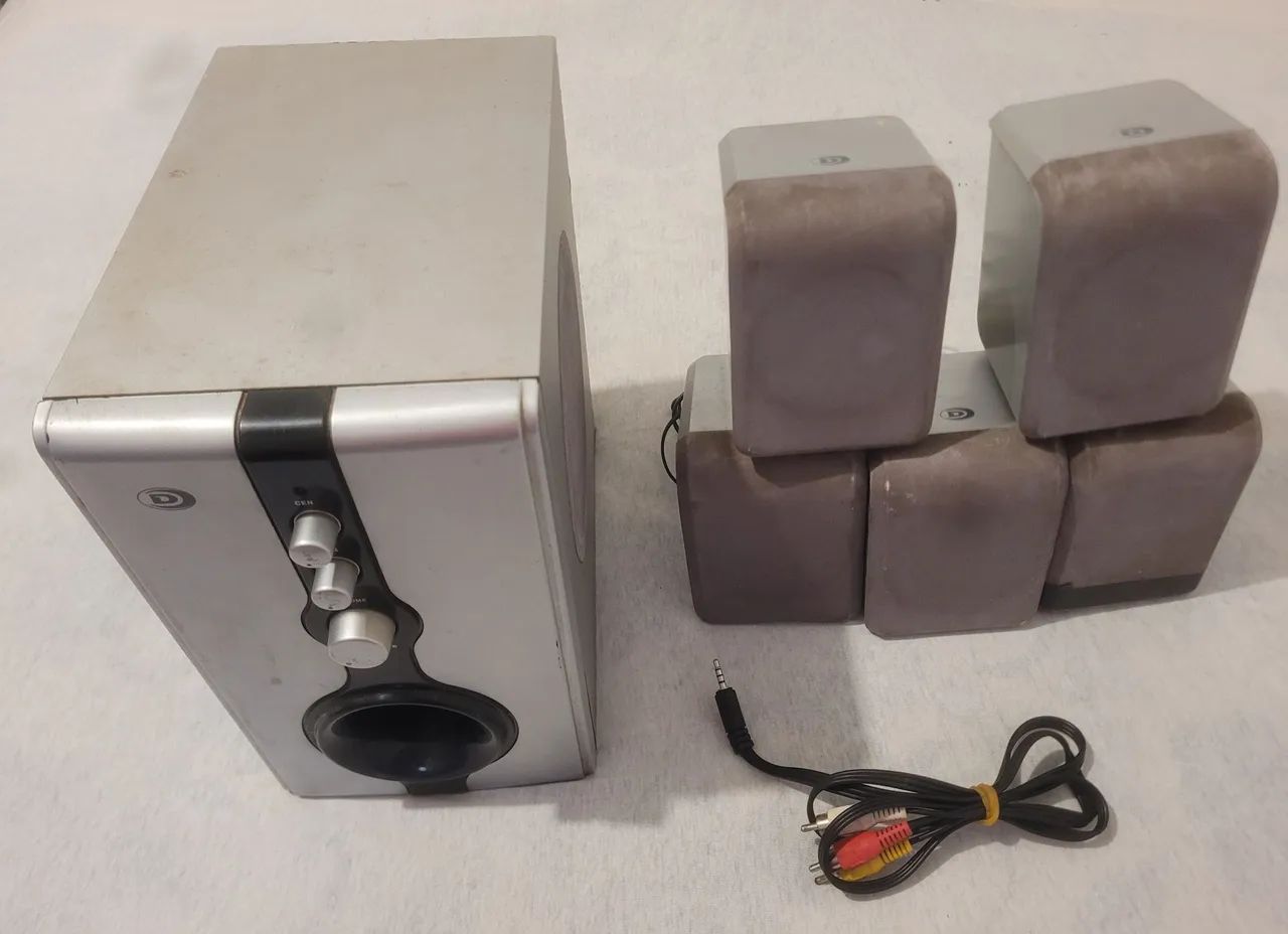 Home theater durabrand 5.1 prata  - Foto 3