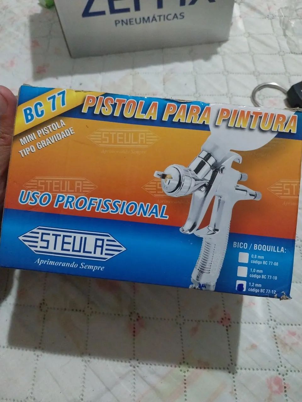 Pistola de Pintura Profissional Steula BC 77 - Nova
