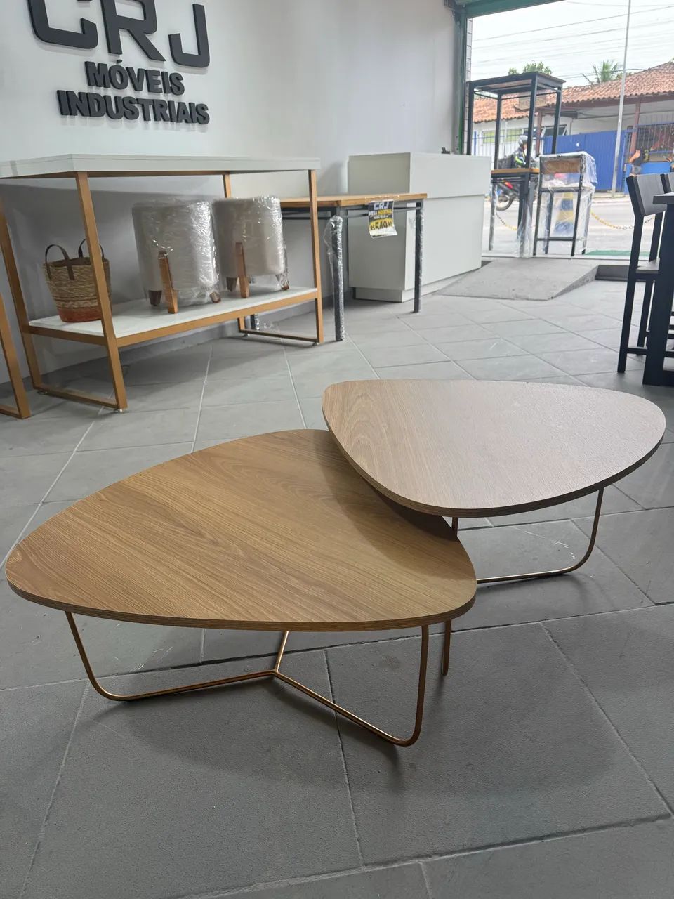 Conjunto Mesas de Centro Duo Gold 