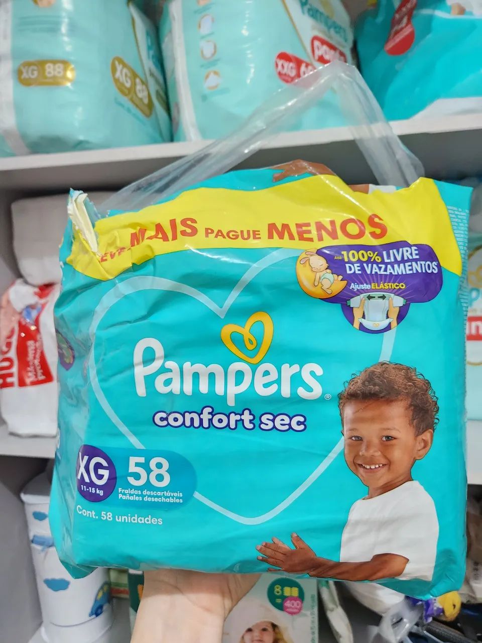 Fralda pampers 